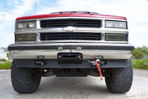 GMC K1500 Hidden Winch Mounting Plate - Front - Rough Country - '88-'99